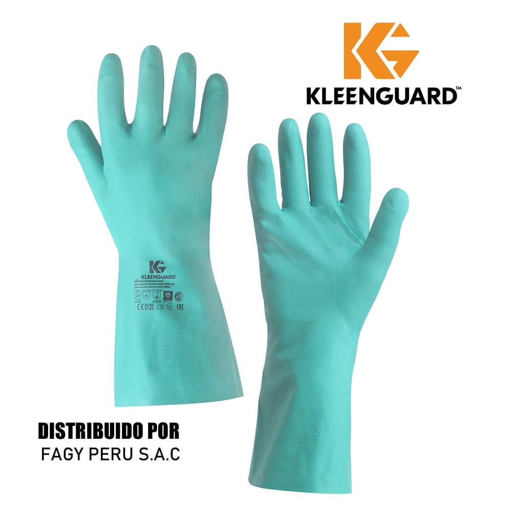 Guante nitrilo verde 13″ G80 KleenGuard - KLEENGUARD