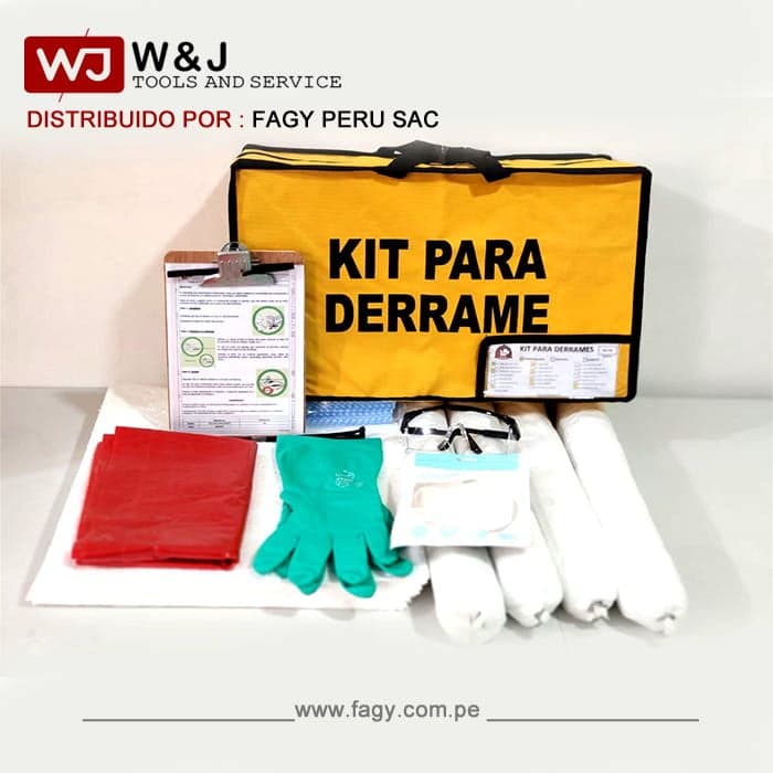 Kit antiderrame hidrocarburos maletín 20L - W Tools