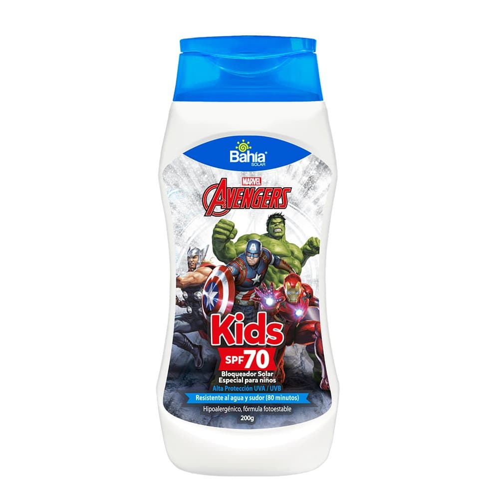 Bloqueador Bahía Avengers Spf 70 X 200g - BAHÍA