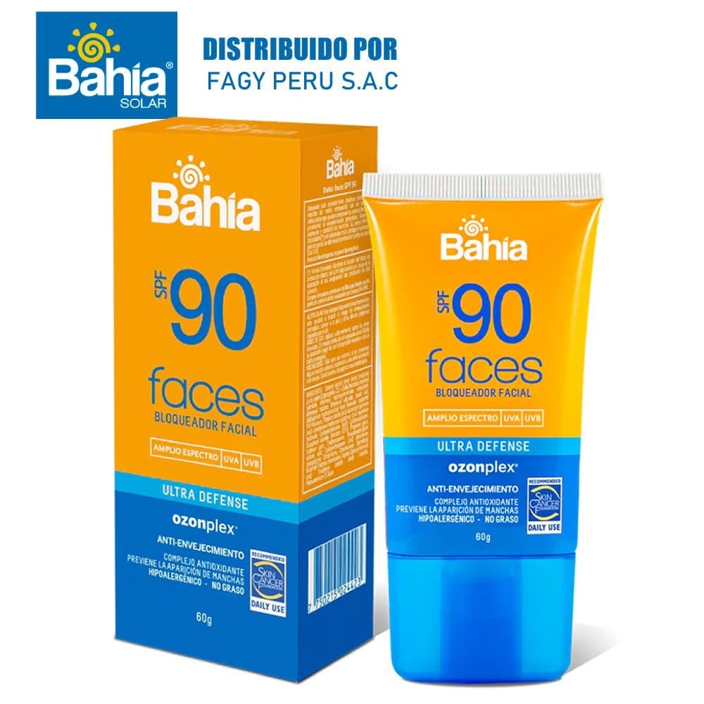 Bloqueador bahía SPF90 x 60g Faces - BAHÍA