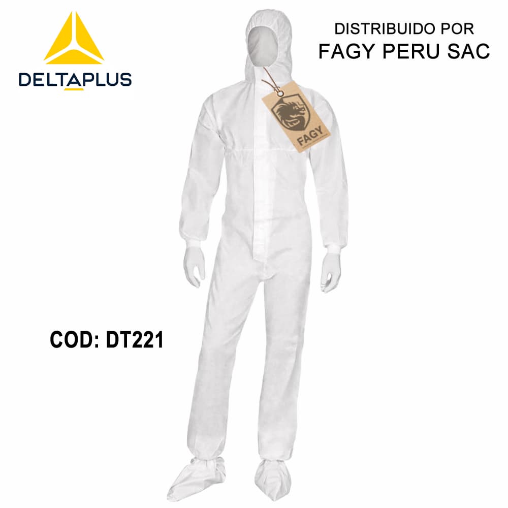 Buzo desechable con capucha DT221 - Deltaplus