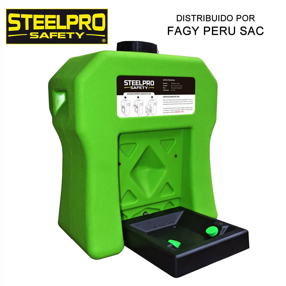 Estación Lavaojos Portátil Steelpro (ST – 20A) - Steelpro