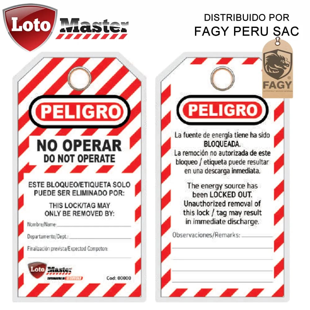 Etiqueta de bloqueo Loto Master - Loto Master