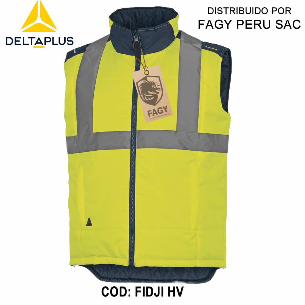 Chaleco acolchado de alta visibilidad Fidjl Hv - Deltaplus