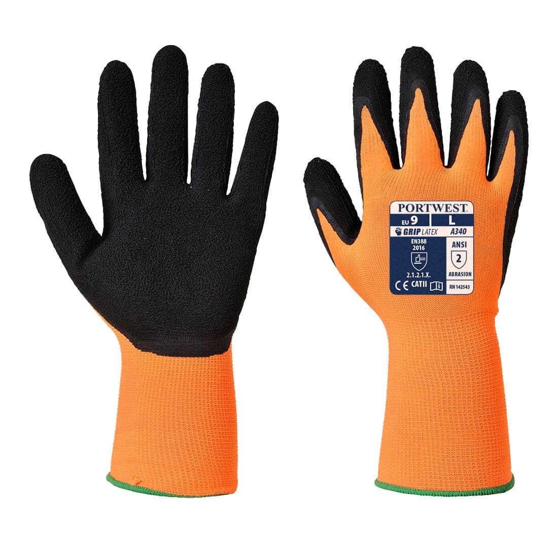 Guante HiVis Grip Látex A340 - PORTWEST