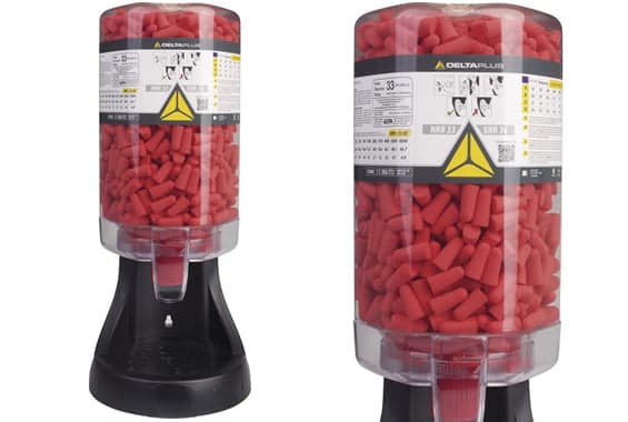Caja distribuidora de 500 pares de tapones de oído CONIC500 - Deltaplus