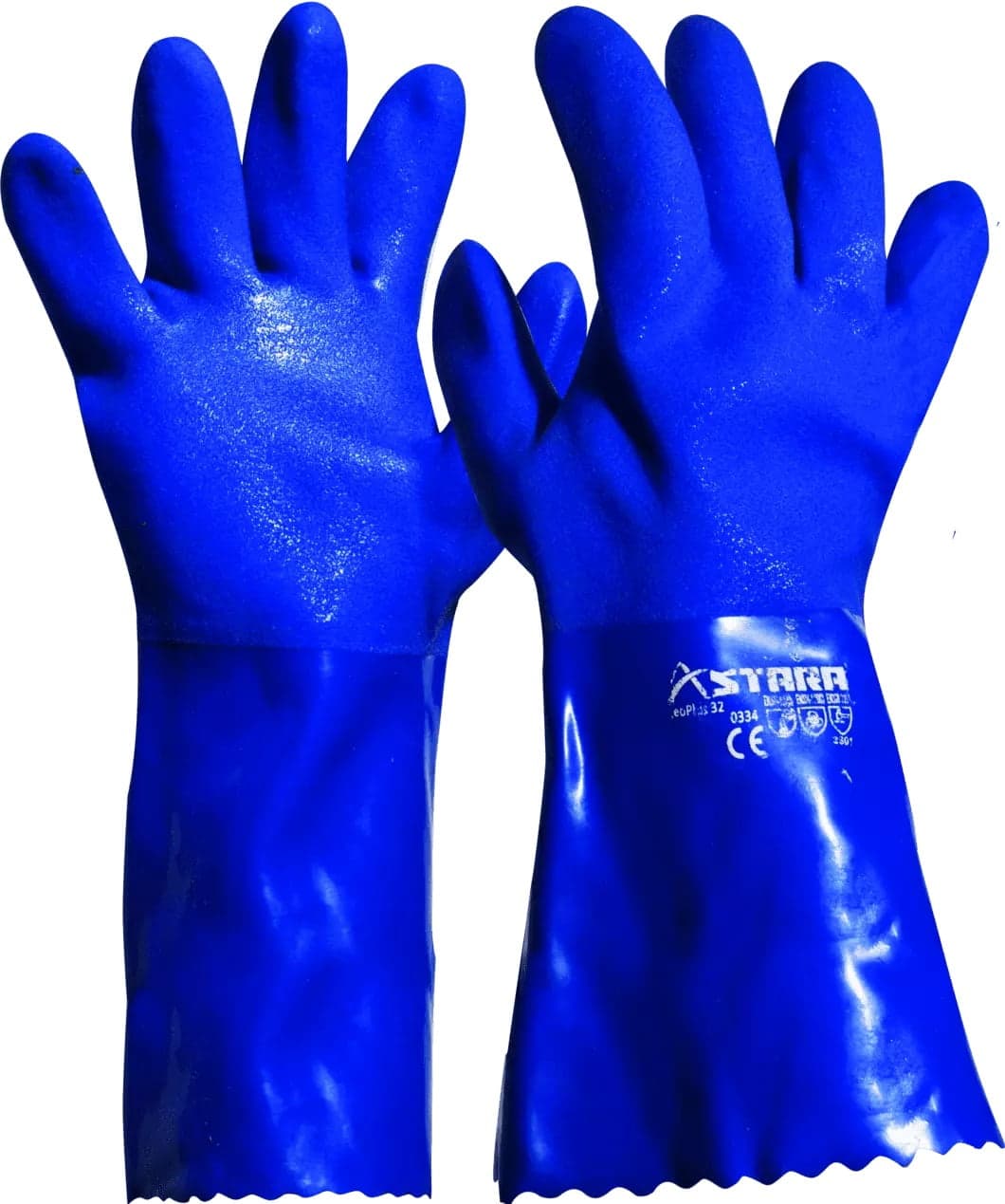 Guante de PVC azul - Astara
