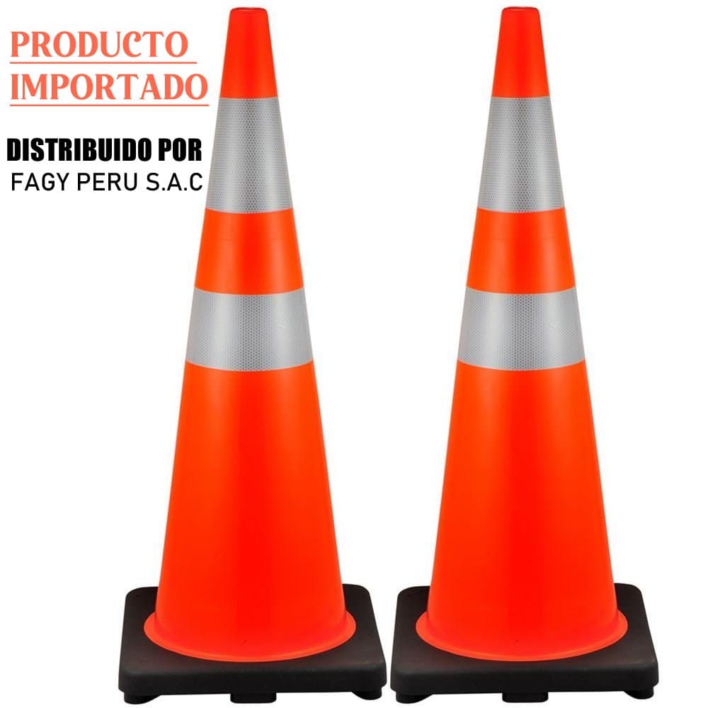 Conos Base de Caucho de 36 pulgadas - Producto Importado