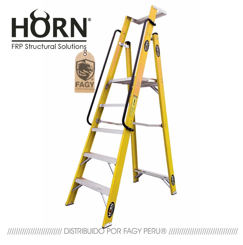 Escaleras Plataformas De Fibra De Vidrio - HORN®