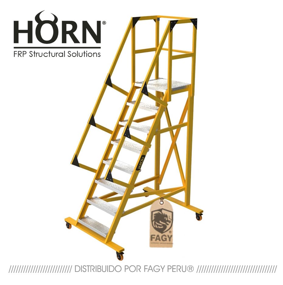 Escaleras Tipo Avión De Fibra De Vidrio - HORN®
