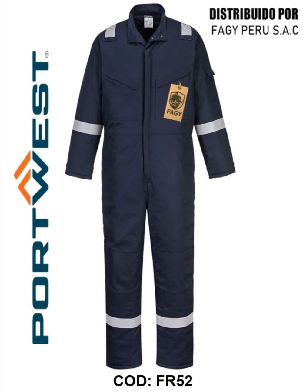 Mameluco acolchado y antiestático FR52 - PORTWEST
