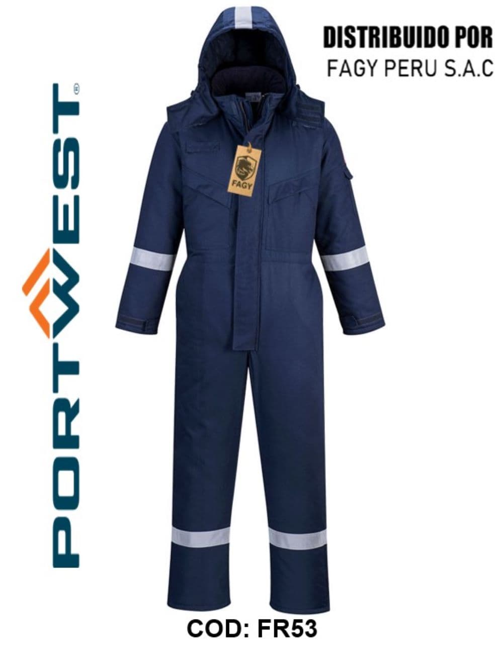 Mameluco Winter ignífugo y antiestático FR53 - PORTWEST