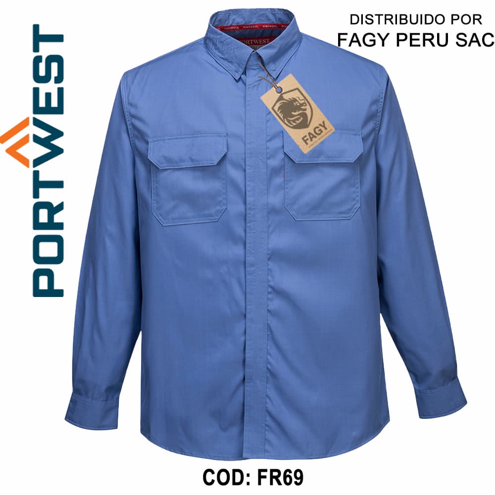 Camisa Bizflame Plus FR69 - PORTWEST