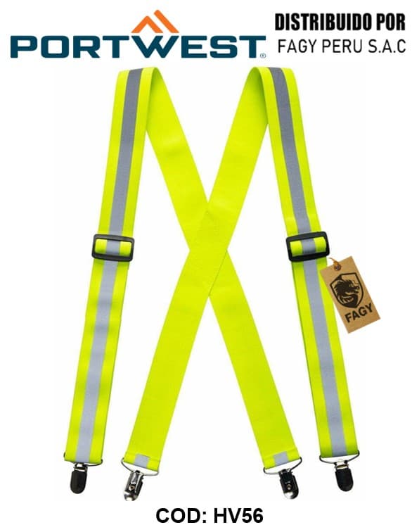 Tirantes de alta visibilidad para pantalones HV56 - PORTWEST