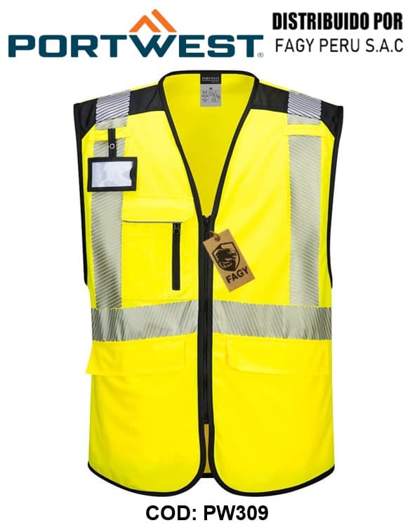 Chaleco PW3 Executive de alta visibilidad PW309 - PORTWEST