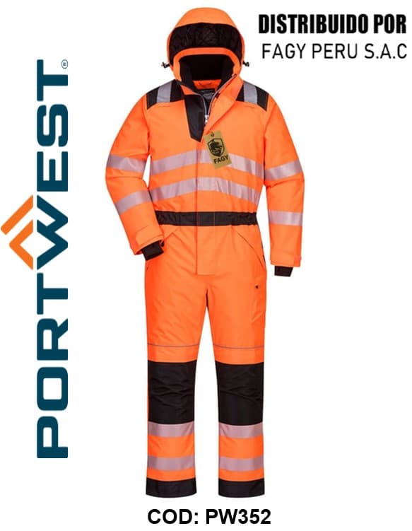 Buzo PW3 de alta visibilidad para invierno PW352 - PORTWEST