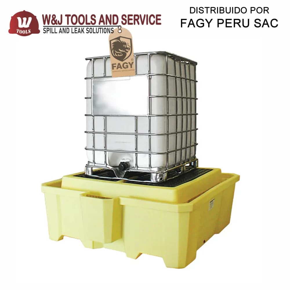 Pallet Contención De Derrames Ibc 5469-Ye - W Tools