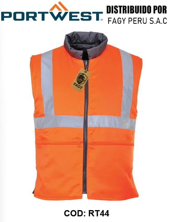 Chaleco de calor de alta visibilidad reversible, RIS RT44 - PORTWEST