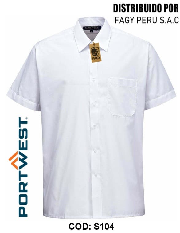 Camisa Classic manga corta S104 - PORTWEST