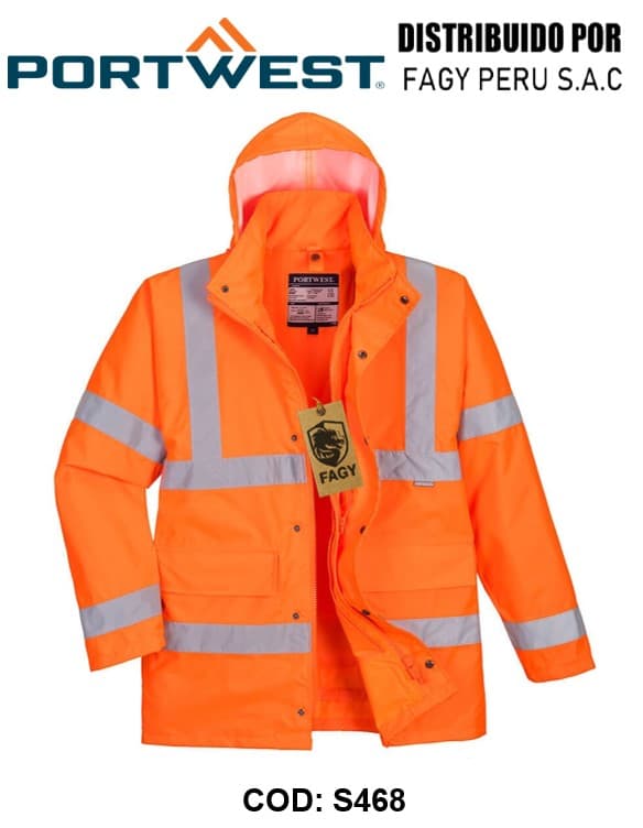 Abrigadora 4 en 1 Traffic de alta visibilidad S468 - PORTWEST