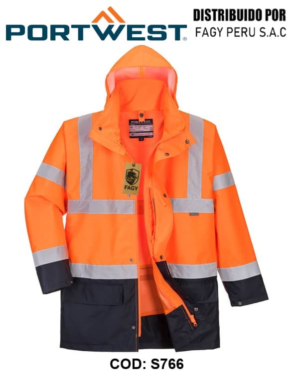 Chaqueta 5 en 1 bicolor Essential S766 - PORTWEST
