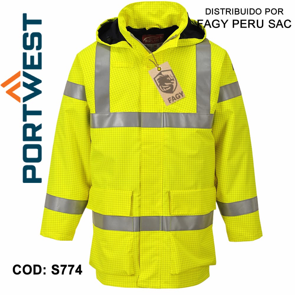 Chaqueta ligera de alta visibilidad, Ignífuga y antiestática S774 - PORTWEST