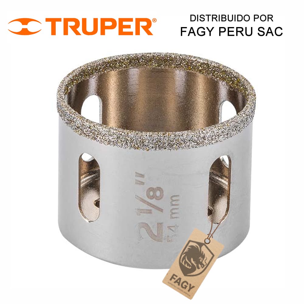Sierra copa con diamante 2-1/8″ Truper 17133 - Truper