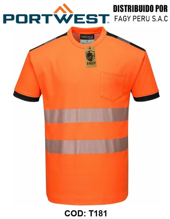 Camiseta de alta visibilidad pw3 T181 - PORTWEST