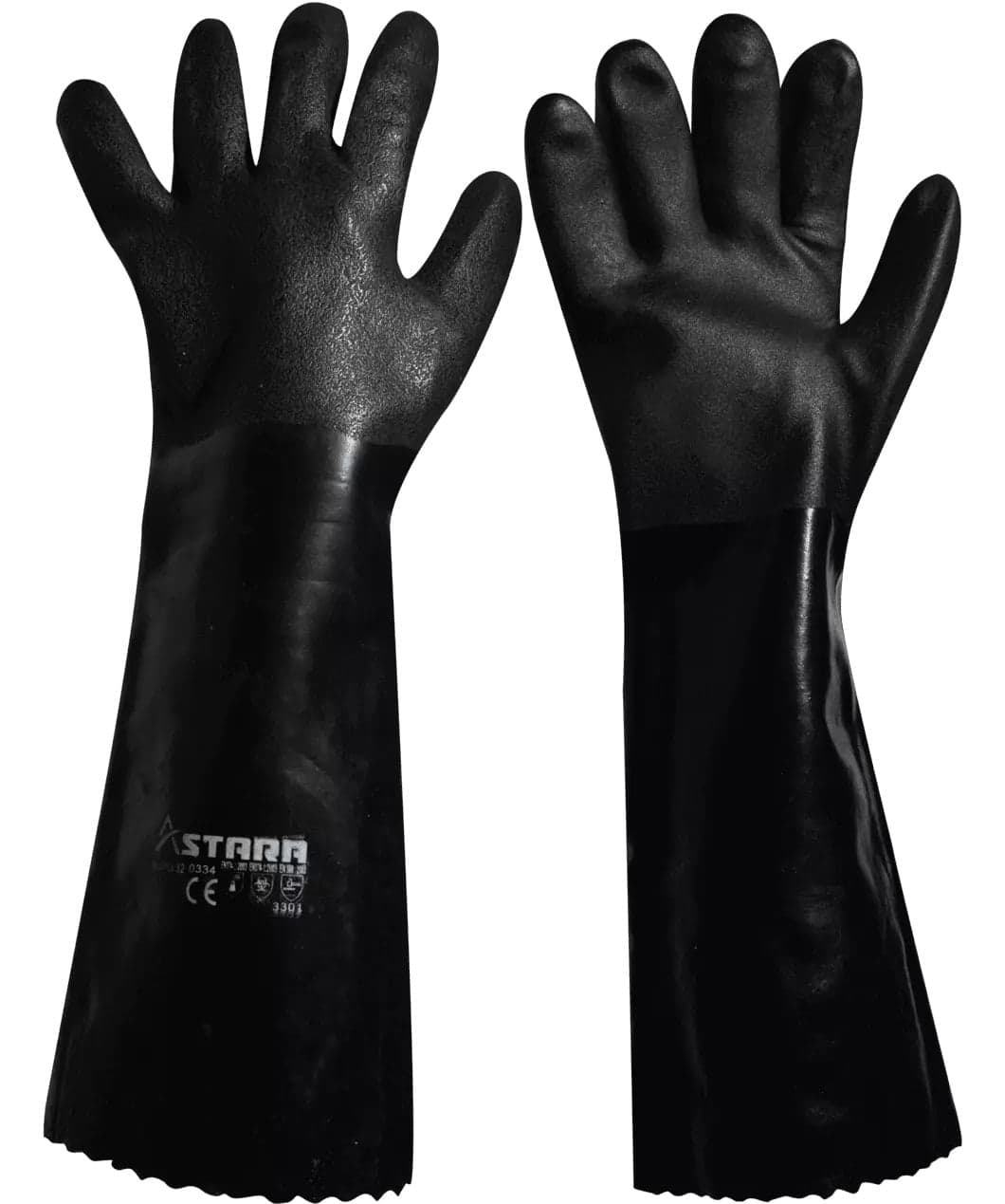 Guante de PVC negro - Astara