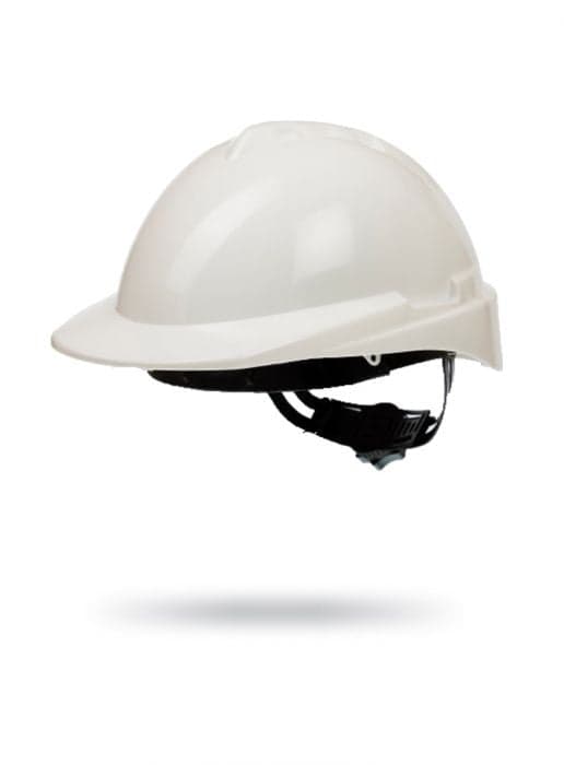Casco Milenium Class S/V Blanco apto Visor con arnés textil. - Libus