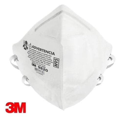Respirador desechable N95 3M 9820 - 3M