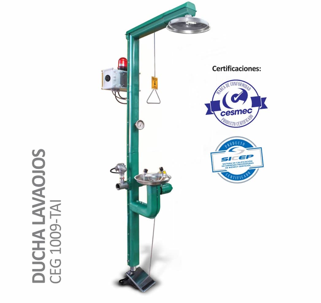 Ducha Lavaojos Ceg 1009-Tai Acero Inoxidable - CEG