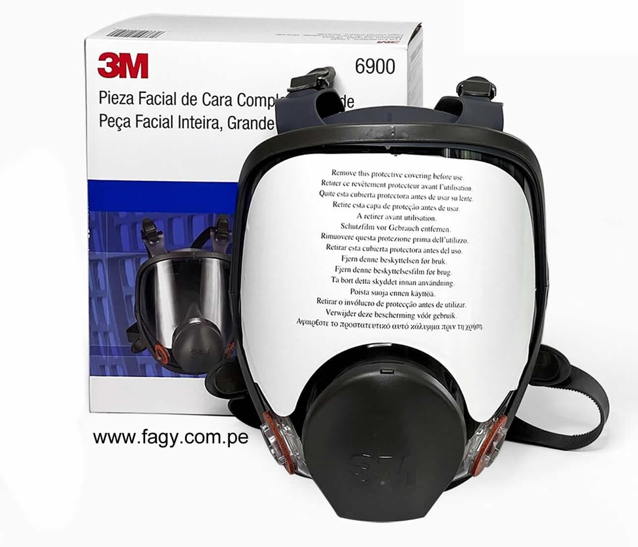 Respirador 6900 FullFace Talla L - 3M