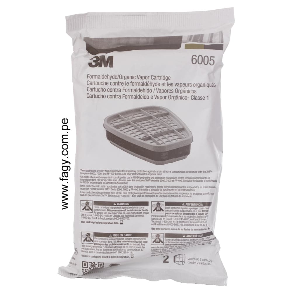 Cartucho 3M 6005 contra Formaldehídos - 3M