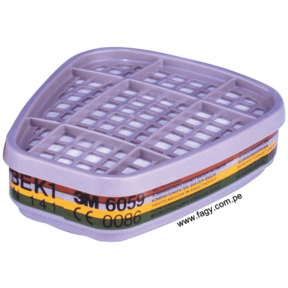 Cartucho 3M 6059 Multigases ABEK1 al por mayor - 3M
