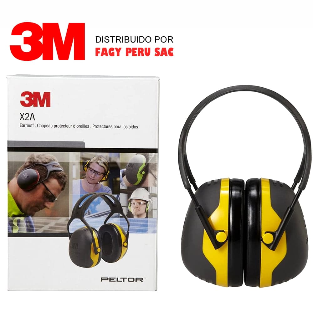 Orejera 3M X2A Serie X con Banda 24dB - 3M