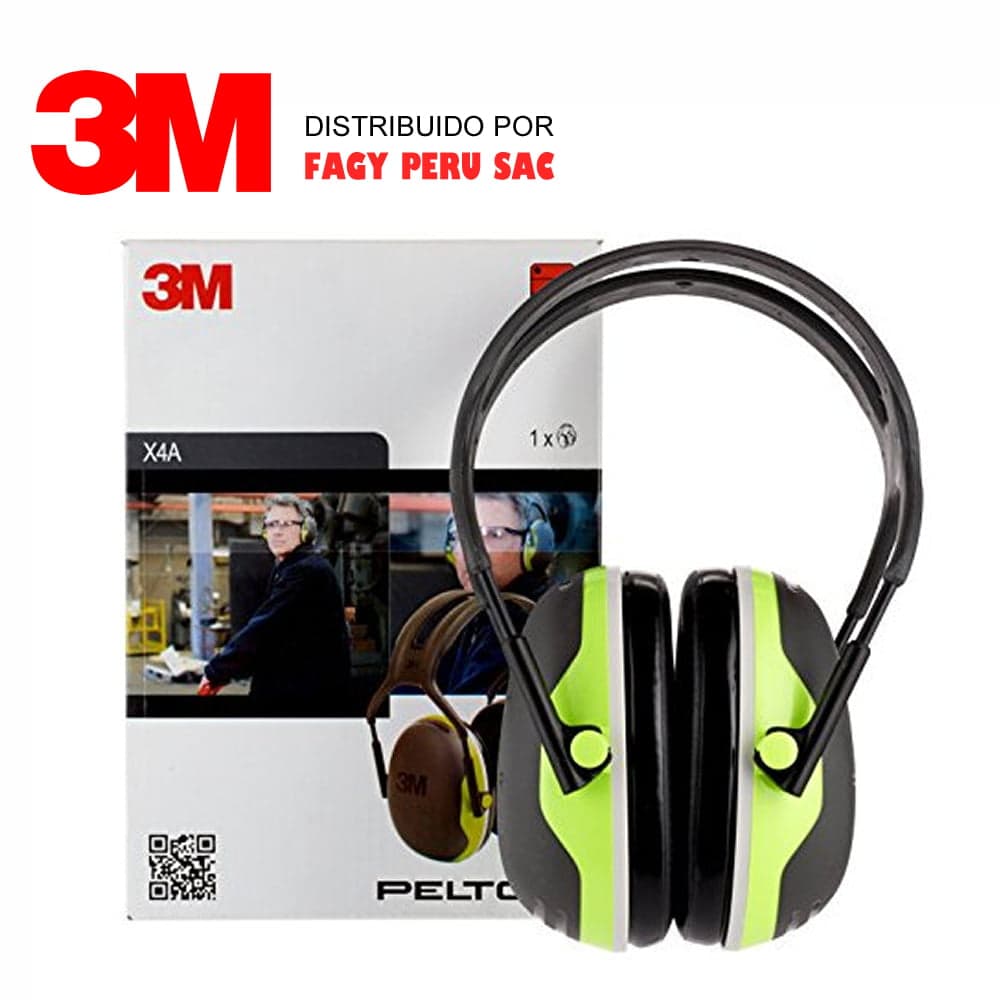 Orejera 3M X4A Serie X con Banda 27dB - 3M