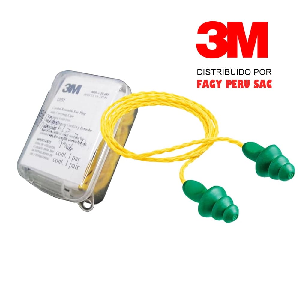 Tapón Auditivo 3M 1201 de 25 Db En Caja - 3M