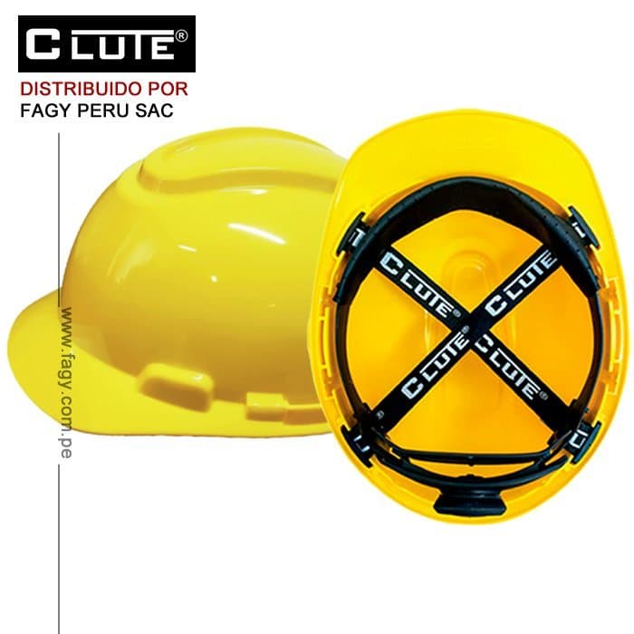 Casco Stark Clute Amarillo - Clute