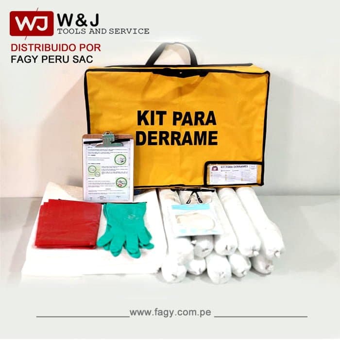 Kit Antiderrame Hidrocarburos Maletin 40L HC0040 - W Tools