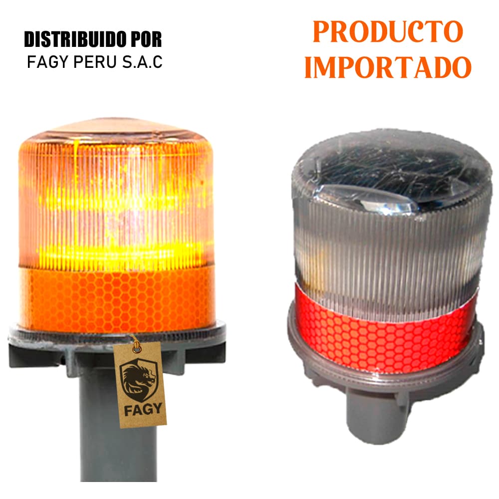 Mini Baliza Led Solar Importado - Producto Importado