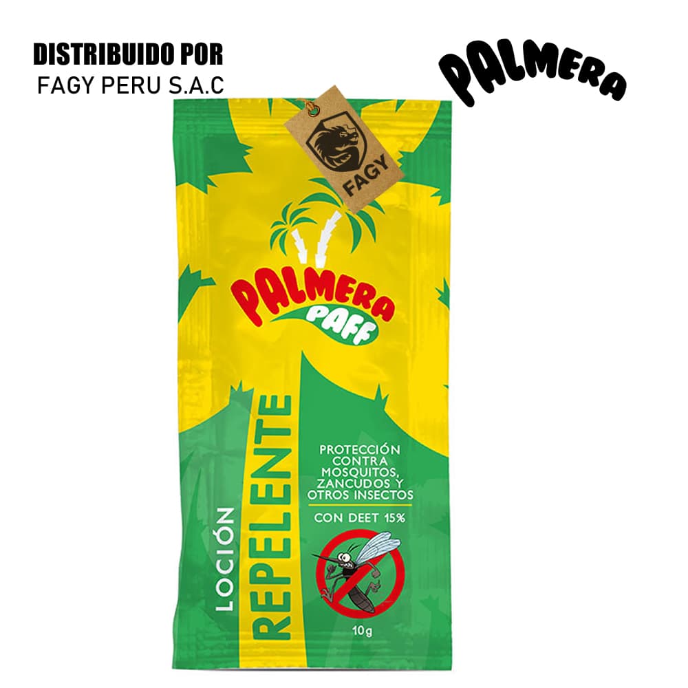 Repelente Palmera Deet 15% en sachet - Palmera Sun