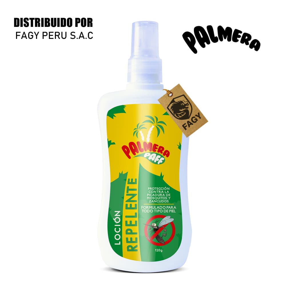 Repelente Palmera loción Deet 15% de 120ml - Palmera Sun