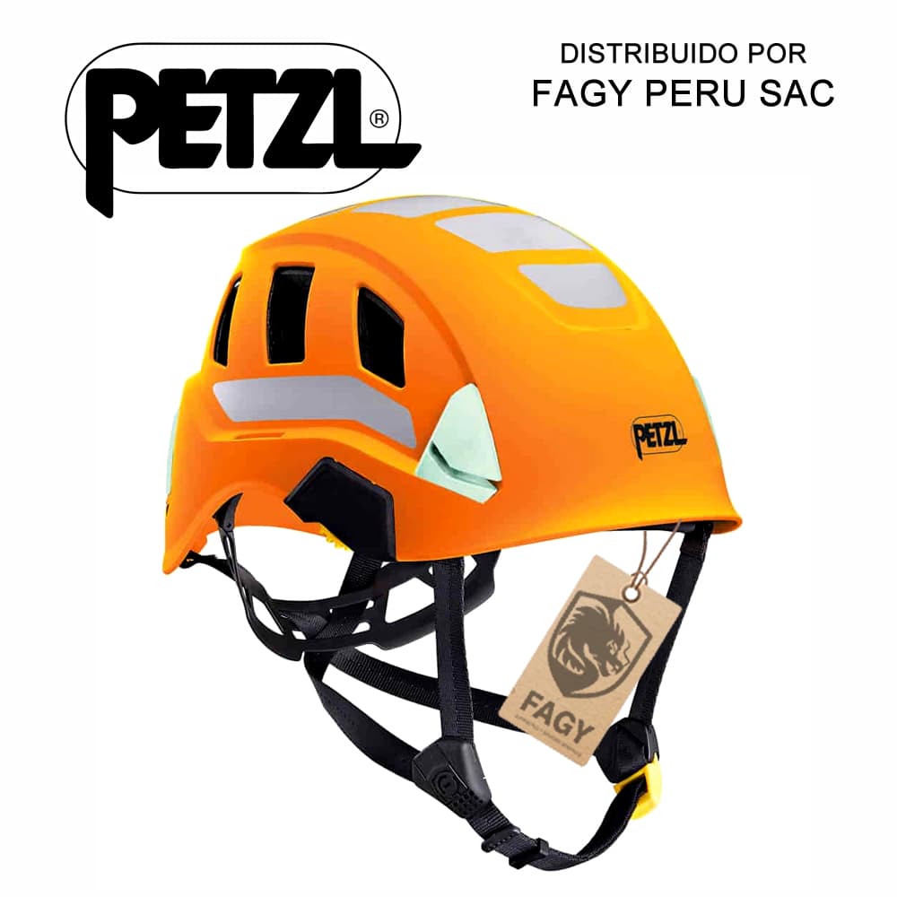 Casco Petzl Strato Vent Hi-Viz Naranja (A020DA01) - PETZL