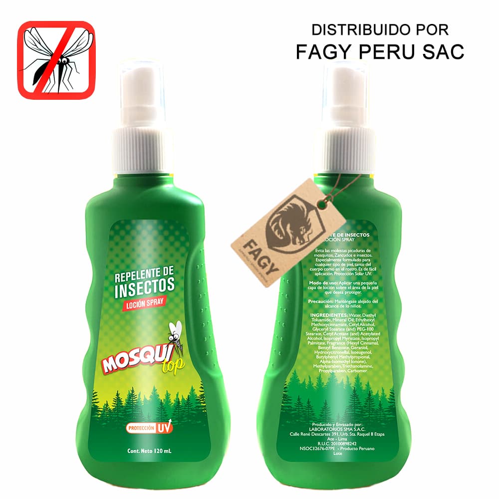 Repelente Mosquitop Deet 18% de 120 ml - Mosquitop