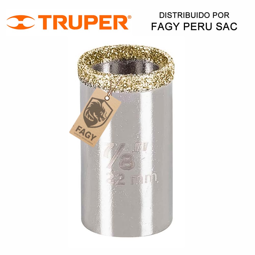 Sierra copa con diamante 7/8″ Truper 17125 - Truper