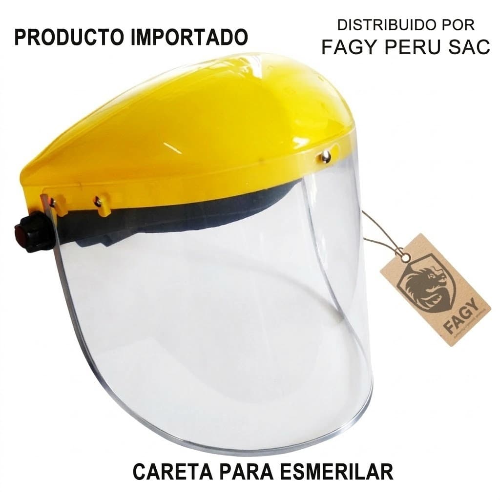 Careta Facial Para Esmerilar Importado - Producto Importado