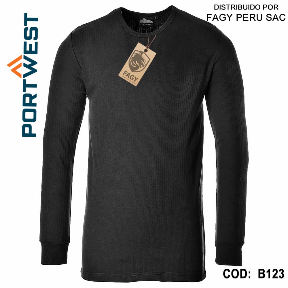Camiseta térmica de manga larga B123 - PORTWEST