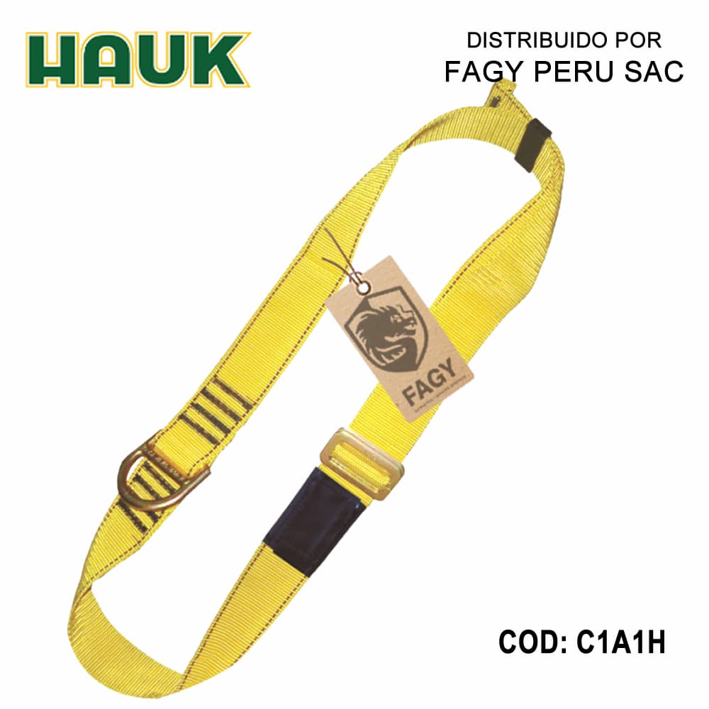 Correa de restricción 1 anilla,1 hebilla HAUK C1A1H - HAUK