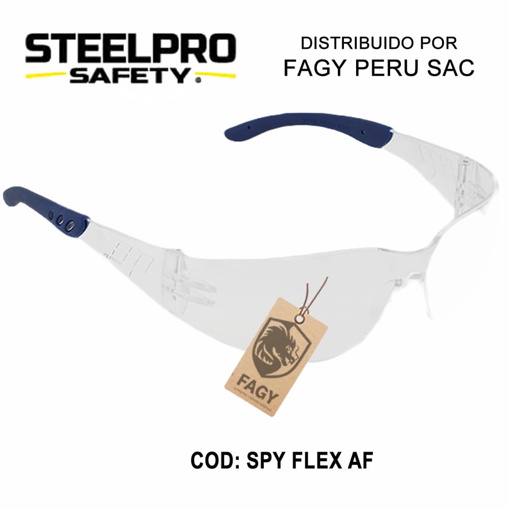 Lente Spy flex AF Claro - Steelpro